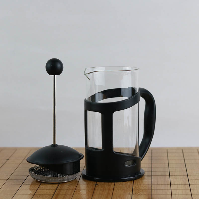 French Press Coffee Maker – Heat-Resistant Glass & Stainless Steel Filter